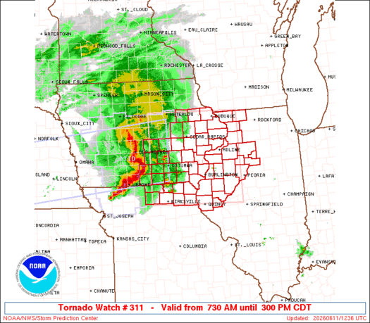 WW0311 Initial Radar image