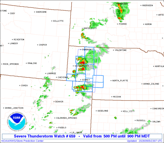 WW0659 Initial Radar image