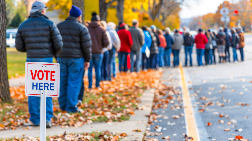 vote here sign with long line outside a busy polling station adobestock 741117117 scaled.jpeg