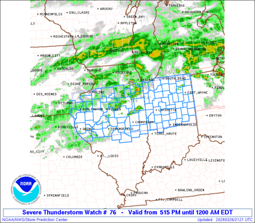 WW0076 Initial Radar image