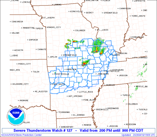 WW0127 Initial Radar image