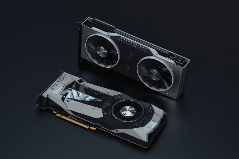 Macro shot of a high-performance NVIDIA Blackwell GPU die