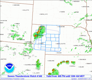 WW0549 Initial Radar image
