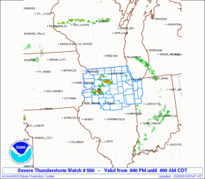 WW0550 Initial Radar image