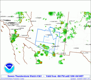 WW0561 Initial Radar image
