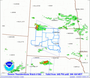 WW0562 Initial Radar image