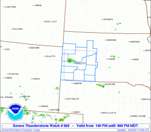 WW0569 Initial Radar image