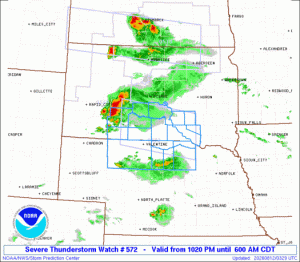 WW0572 Initial Radar image