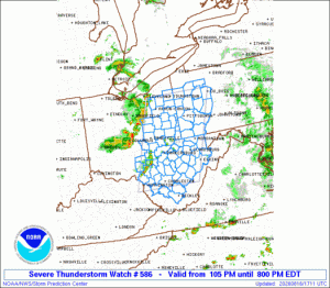 WW0586 Initial Radar image