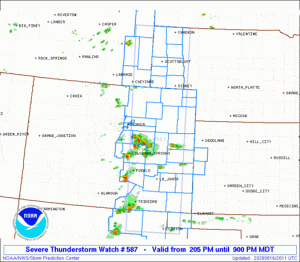 WW0587 Initial Radar image