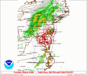 WW0605 Initial Radar image