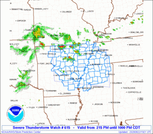 WW0615 Initial Radar image