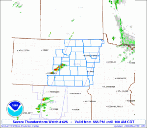 WW0625 Initial Radar image